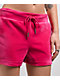 Juicy Couture OG Big Bling Free Love Velour Track Shorts - Thumbnail image 4 of 6