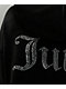 Juicy Couture OG Big Bling High Low Licorice Crop Hoodie - Thumbnail image 4 of 4