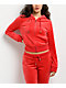 Juicy Couture OG Big Bling Maraschino Cherry Velour Zip Hoodie - Thumbnail image 2 of 10