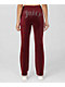 Juicy Couture OG Big Bling Red Dahlia Velour Track Pants - Thumbnail image 1 of 2