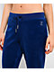 Juicy Couture OG Big Bling Varsity Blue Velour Track Pants - Thumbnail image 4 of 5