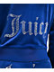 Juicy Couture OG Big Bling Varsity Blue Velour Zip Hoodie - Thumbnail image 4 of 7