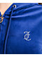 Juicy Couture OG Big Bling Varsity Blue Velour Zip Hoodie - Thumbnail image 6 of 7