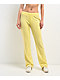 Juicy Couture OG Bling Yellow Iris Velour Track Pants - Thumbnail image 2 of 8