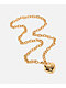 Juicy Couture Puff Heart Goldtone Necklace - Thumbnail image 2 of 2