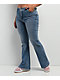 Juicy Couture Rhinestone Blue Low Rise Flare Jeans - Thumbnail image 3 of 7