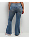Juicy Couture Rhinestone Blue Low Rise Flare Jeans - Thumbnail image 4 of 7