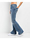 Juicy Couture Rhinestone Blue Low Rise Flare Jeans - Thumbnail image 7 of 7