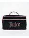 Juicy Couture Rhinestone Logo Black Velour Makeup Bag - Thumbnail image 1 of 5