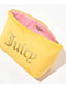 Juicy Couture Rhinestone Logo Yellow Velour Makeup Pouch - Thumbnail image 5 of 6