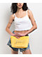 Juicy Couture Rhinestone Logo Yellow Velour Makeup Pouch - Thumbnail image 2 of 6