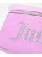 Juicy Couture Rhinestone Terry Train Purple Velour Makeup Bag - Thumbnail image 6 of 6
