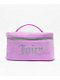 Juicy Couture Rhinestone Terry Train Purple Velour Makeup Bag - Thumbnail image 1 of 6