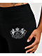 Juicy Couture Rib Waist Black Flare Sweatpants - Thumbnail image 3 of 6
