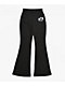 Juicy Couture Rib Waist Black Flare Sweatpants - Thumbnail image 6 of 6