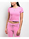 Juicy Couture Seamless Fanciful Crop T-Shirt - Thumbnail image 1 of 3