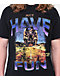 Just Have Fun Keep Going Black T-Shirt - Thumbnail image 2 of 2