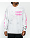 KAIJU017 Dark Heart Grey Tie Dye Long Sleeve T-Shirt - Thumbnail image 1 of 5