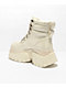 KOI Gooey White Platform Boots - Thumbnail image 2 of 4