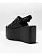 KOI Imperial Web Black Mega Platform Sandals - Thumbnail image 2 of 4