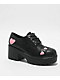 KOI Tennin Heart Black Platform Shoes - Thumbnail image 1 of 4