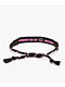 Keep A Breast Foundation I Heart Boobies Amigo Black & Pink Woven Bracelet - Thumbnail image 2 of 3