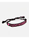 Keep A Breast Foundation I Heart Boobies Amigo Black & Pink Woven Bracelet - Thumbnail image 1 of 3