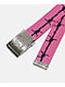 Keep A Breast Foundation I Heart Boobies Barbed Pink Web Belt - Thumbnail image 2 of 4