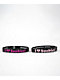 Keep A Breast Foundation I Heart Boobies Black & Pink Mini 2 Pack Bracelets - Thumbnail image 2 of 3
