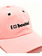 Keep A Breast Foundation I Heart Boobies Embroidered Pink Strapback Hat - Thumbnail image 3 of 3