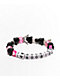 Keep A Breast Foundation I Heart Boobies Kandi Black & Pink Bracelet - Thumbnail image 1 of 2
