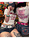Keep A Breast Foundation I Heart Boobies White Web Belt - Thumbnail image 3 of 3