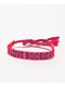 Keep A Breast Foundation I Love Boobies Pink Amigo Bracelet - Thumbnail image 1 of 3