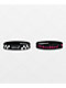 Keep A Breast Foundation x Vans Warped Tour I Heart Boobies Black & Pink 2 Pack Bracelets - Thumbnail image 2 of 2