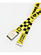 Keep A Breast I Heart Boobies Yellow & Black Checkered Belt - Thumbnail image 2 of 2