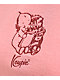 Kewpie Reading Cat Baby Pink T-Shirt - Thumbnail image 3 of 3