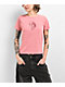 Kewpie Reading Cat Baby Pink T-Shirt - Thumbnail image 1 of 3