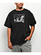 Key Street Halftone Invert Black T-Shirt - Thumbnail image 2 of 3
