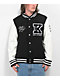 Key Street Lock And Key Black & White Varsity Jacket - Thumbnail image 2 of 8