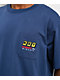 Key Street Navy Blue Pocket T-Shirt - Thumbnail image 3 of 3
