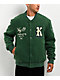 Key Street Parts & Service Green Varsity Jacket - Thumbnail image 1 of 8