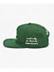 Key Street Parts Dept. Dark Green Snapback Hat - Thumbnail image 3 of 5