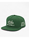 Key Street Parts Dept. Dark Green Snapback Hat - Thumbnail image 1 of 5