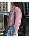 Khaki & Blue Pink Corduroy Puffer Jacket - Thumbnail image 8 of 10