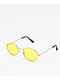 Kid Yellow Round Sunglasses