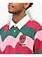 Killer Acid Alien Wavy Pink Long Sleeve Rugby Shirt - Thumbnail image 3 of 4
