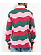 Killer Acid Alien Wavy Pink Long Sleeve Rugby Shirt - Thumbnail image 2 of 4