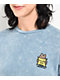 Killer Acid Duality Blue Mineral Wash T-Shirt - Thumbnail image 3 of 3