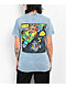Killer Acid Duality Blue Mineral Wash T-Shirt - Thumbnail image 1 of 3