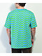 Killer Acid Frog Blue & Green Wavy Stripe T-Shirt  - Thumbnail image 2 of 3